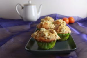 Read more about the article Mandarinen Muffins mit Mandelstreuseln